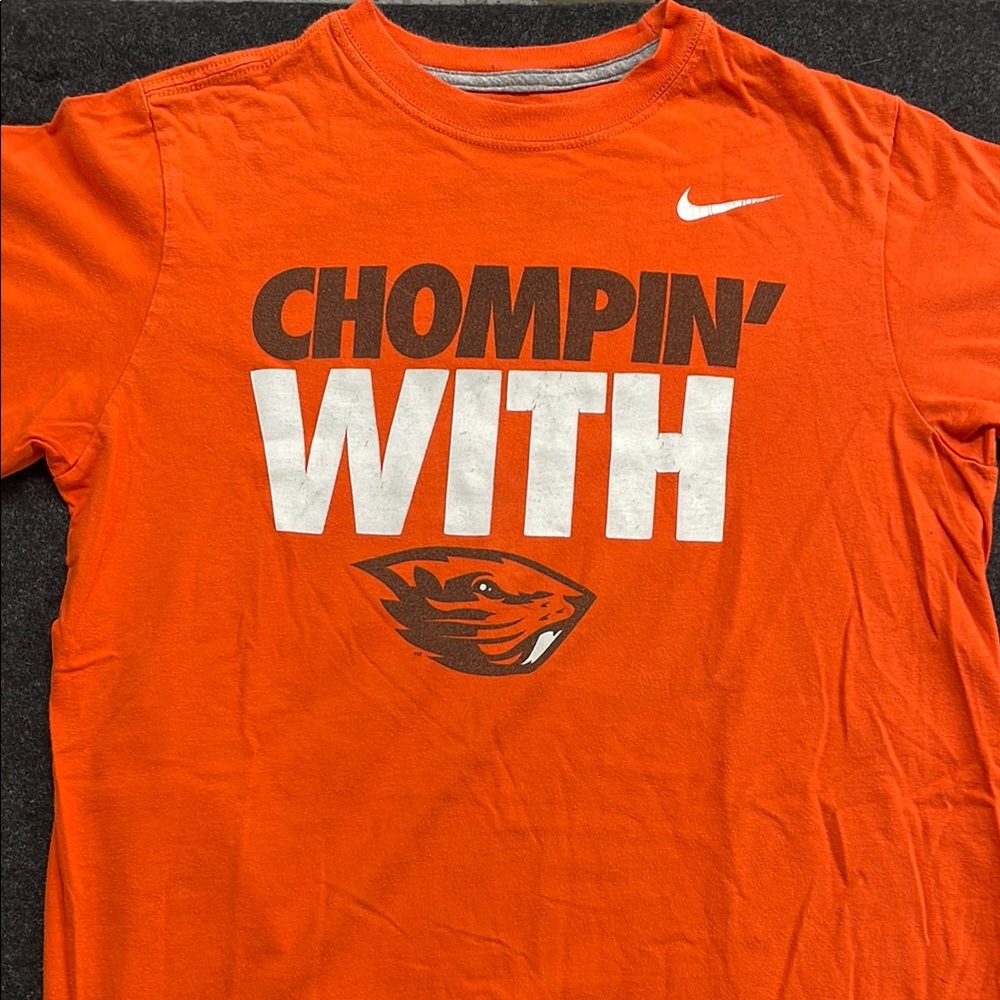 Nike Orange Graphic Tee